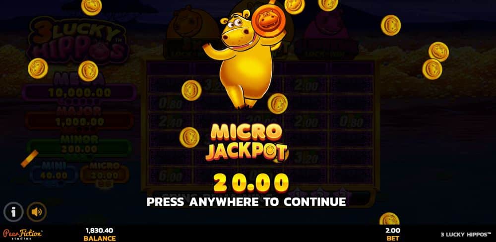 3 Lucky Hippos game review