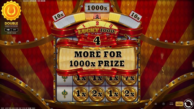 Lucky 1000 Hold & Win slot screen 2