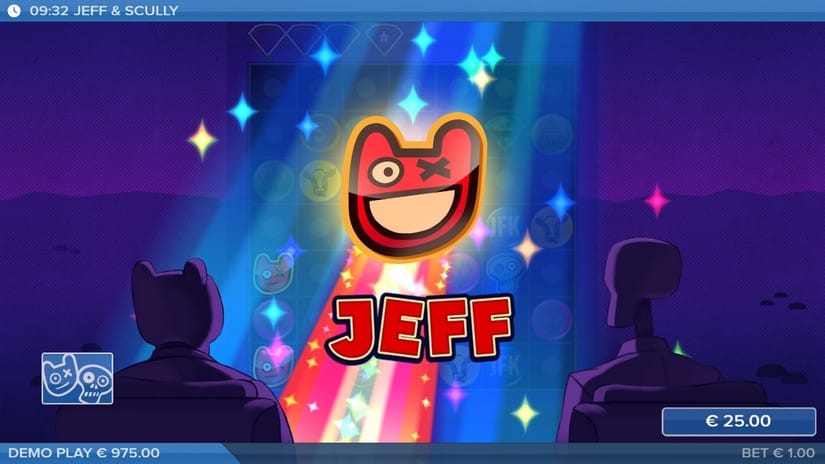 Jeff & Scully slot screen 2