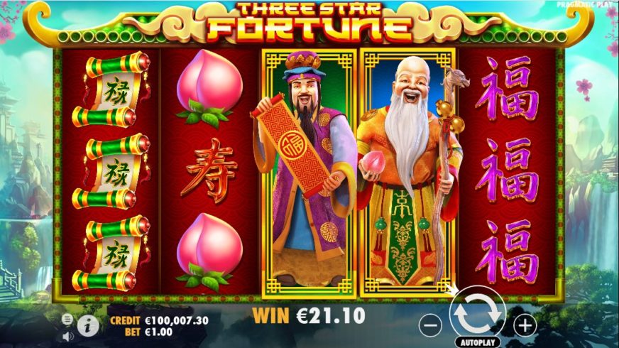 Three Star Fortune slot screen 3