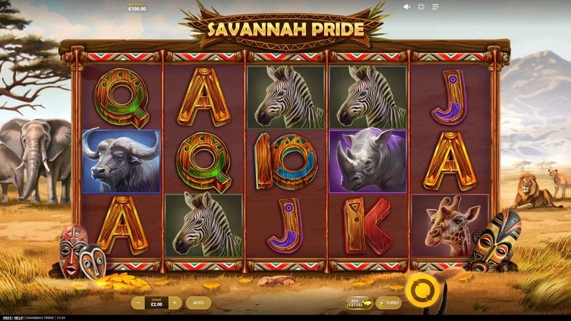 Savannah Pride slot screen 1