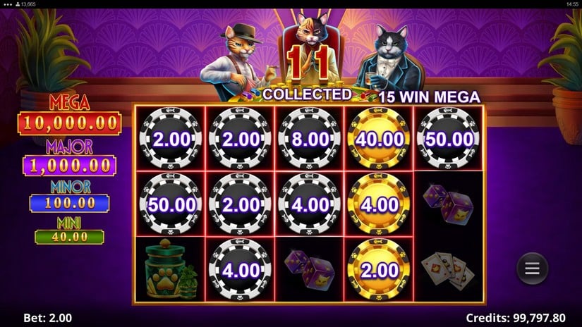 Amazing Link Catalleros slot screen 5