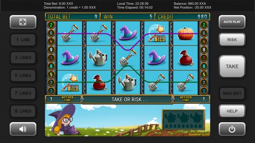 Pumpkin Fairy slot screen 2