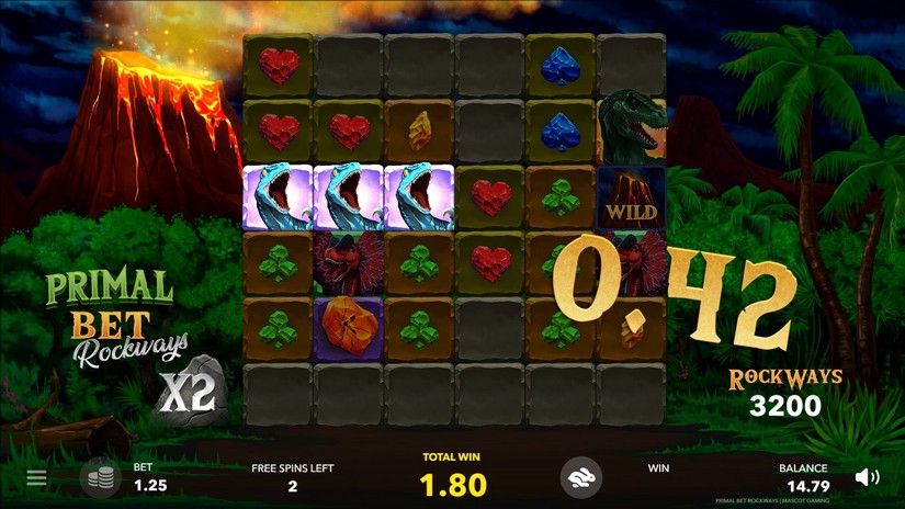 Primal Bet Rockways slot screen 3