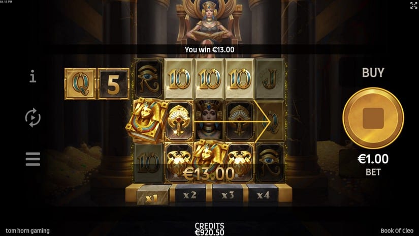 Book of Cleo slot screen 6