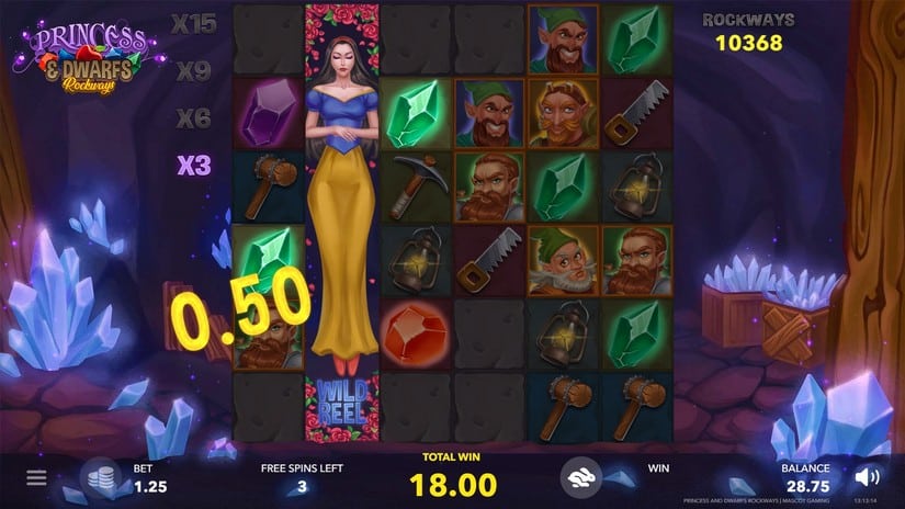 The Princess & Dwarfs: Rockways slot screen 4