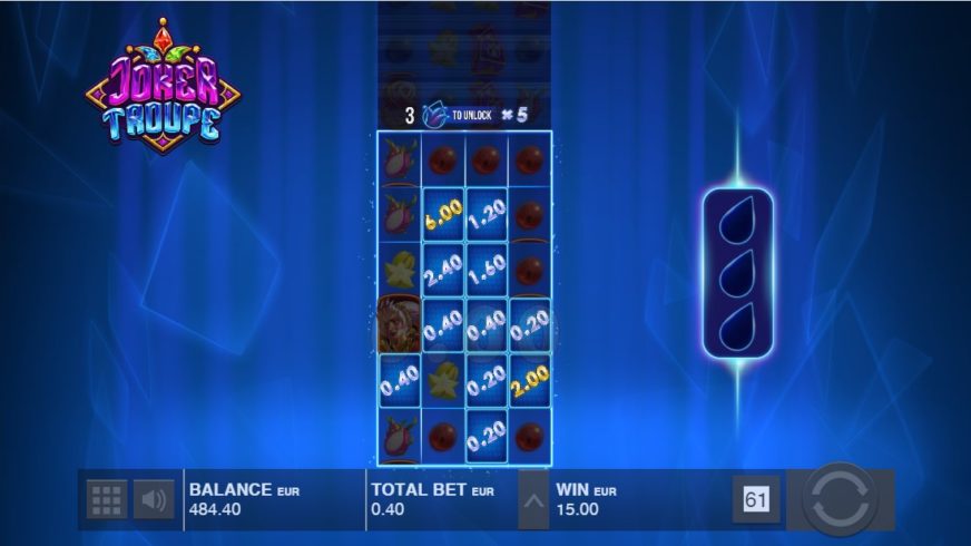 Joker Troupe slot screen 3