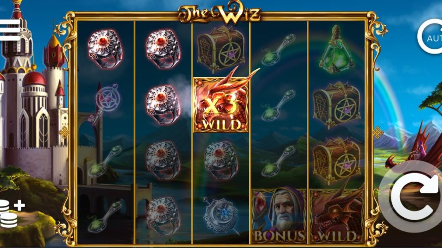 The Wiz slot screen 4