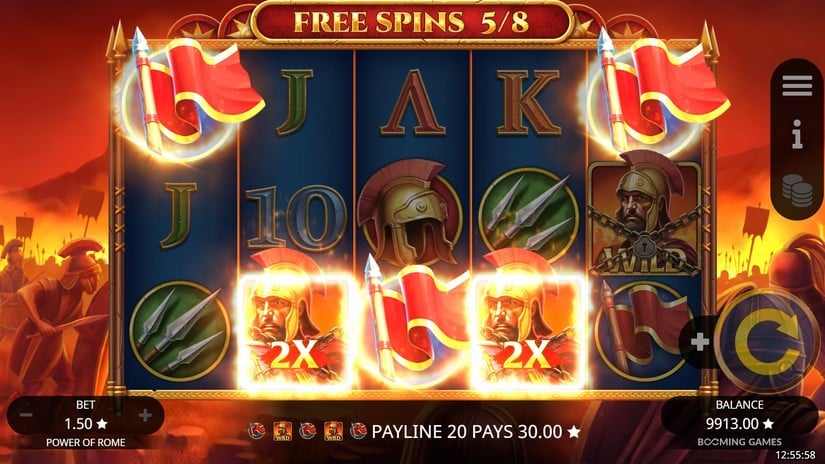 Power of Rome slot screen 4