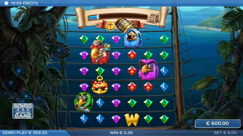 Pirots slot screen 4