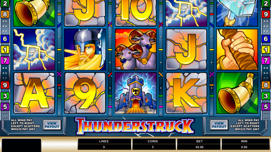 Thunderstruck slot screen 1