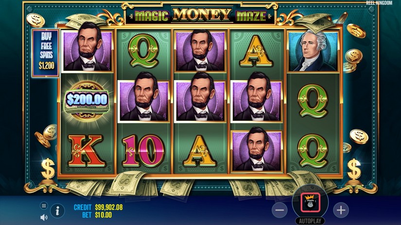 Magic Money Maze slot screen 2
