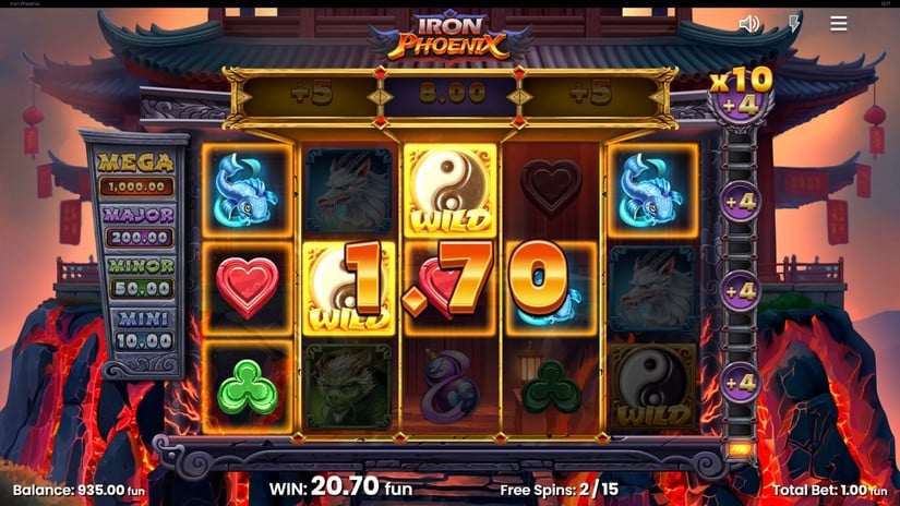 Iron Phoenix slot screen 4