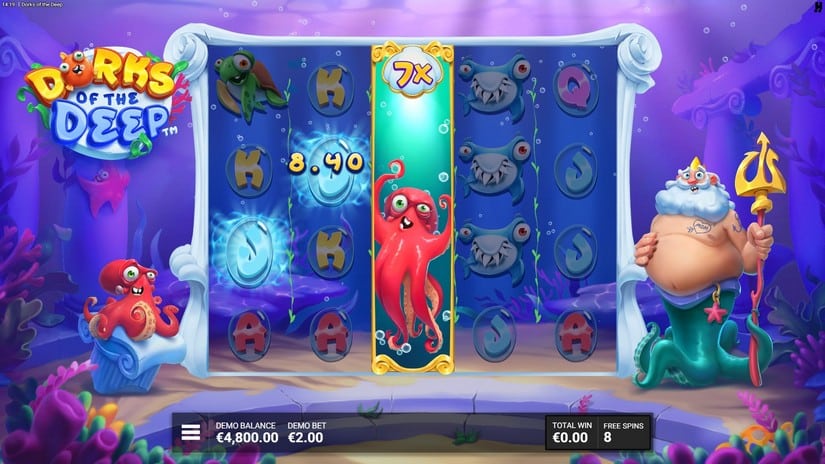Dorks of the Deep slot screen 4
