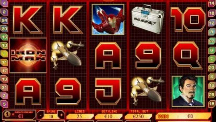 Iron Man slot screen 1