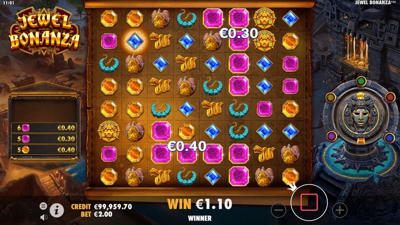 Jewel Bonanza slot screen 3