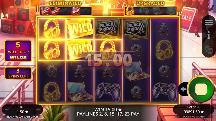 Black Friday slot screen 4