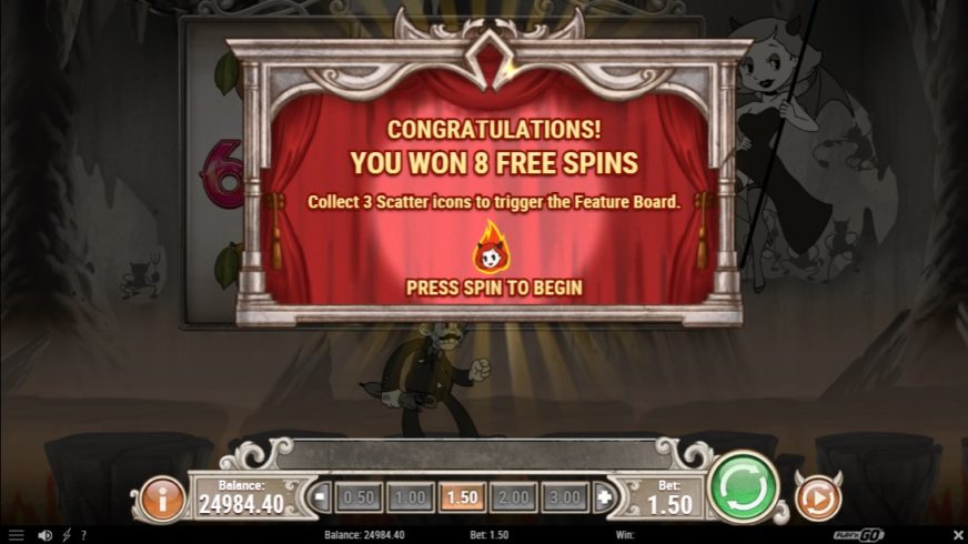 Charlie Chance: In Hell To Pay slot screen 5