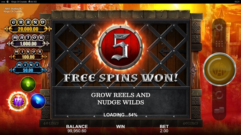 Kings of Crystals slot screen 3