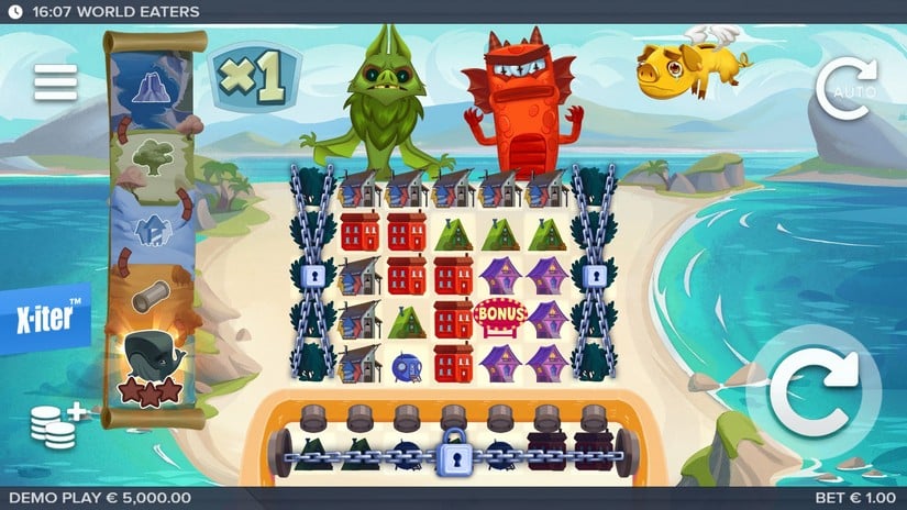 World Eaters slot screen 1