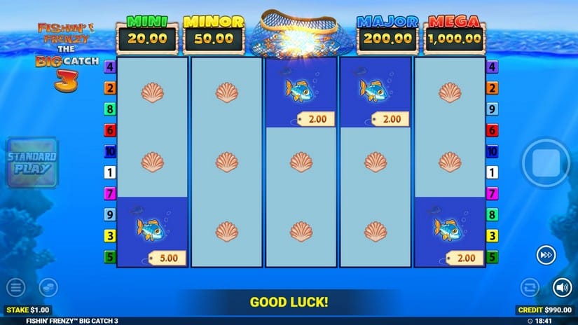 Fishin’ Frenzy The Big Catch 3 slot screen 2