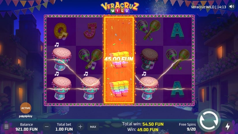Veracruz Wild slot screen 6