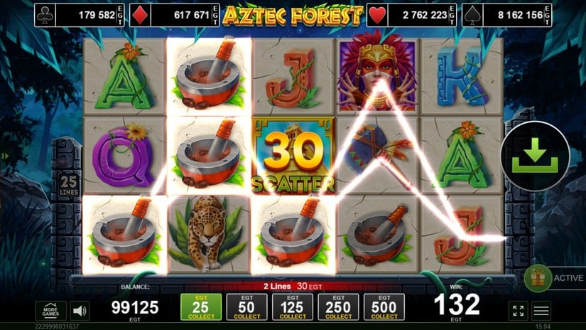 Aztec Forest slot screen 4