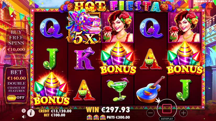 Hot Fiesta slot screen 3