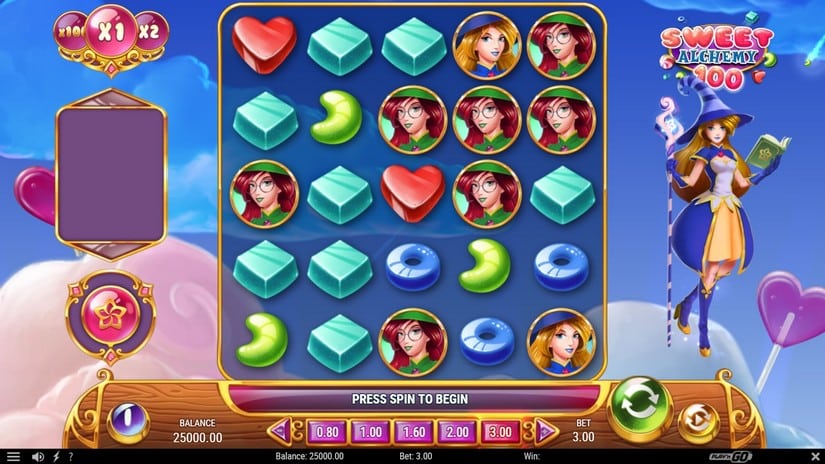 Sweet Alchemy 100 slot screen 1