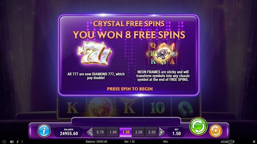 Crystal Hall slot screen 5