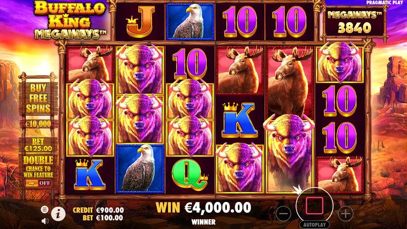 Buffalo King Megaways slot screen 3