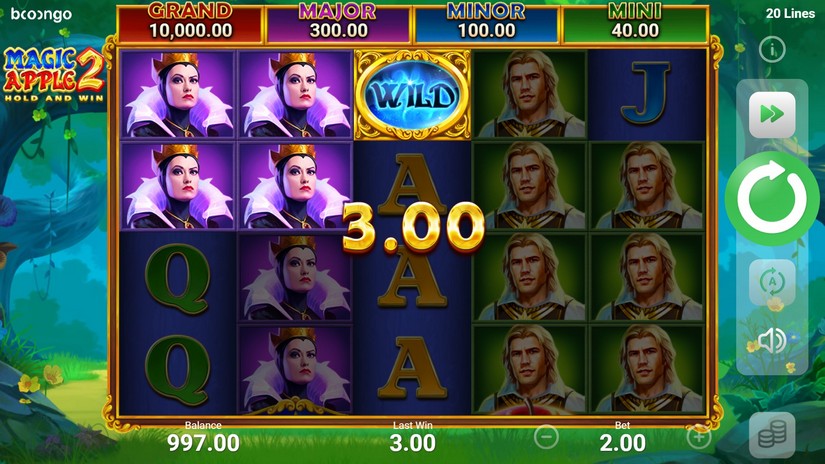 Magic Apple 2 slot screen 2