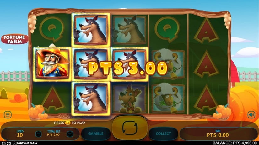 Fortune Farm slot screen 3