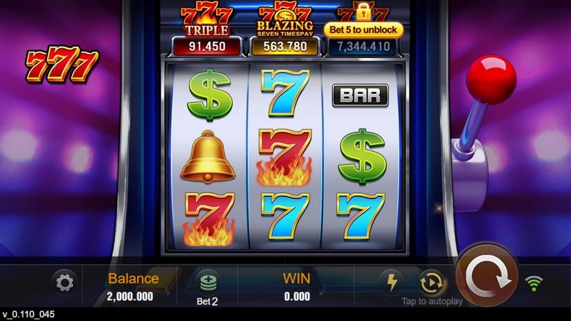 Seven Seven Seven slot screen 1