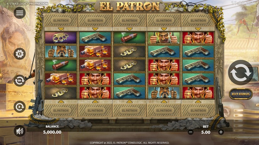 El Patron slot screen 1