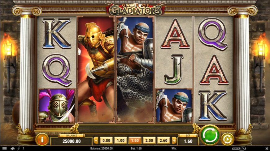 Game of Gladiators slot screen 1