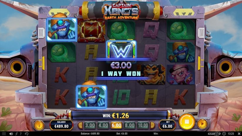 Captain Xenos Earth Adventure slot screen 4