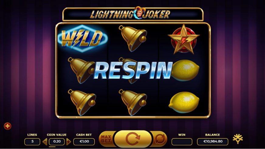 Lightning Joker slot screen 3