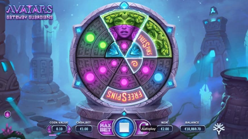 Avatars: Gateway Guardians slot screen 3