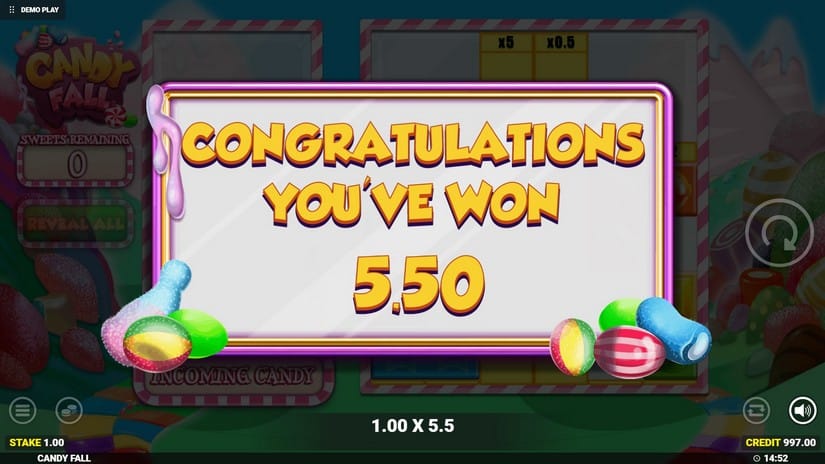 Candy Fall slot screen 3