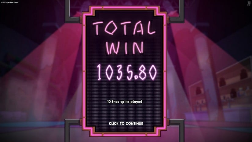 Eye of the Panda slot screen 7