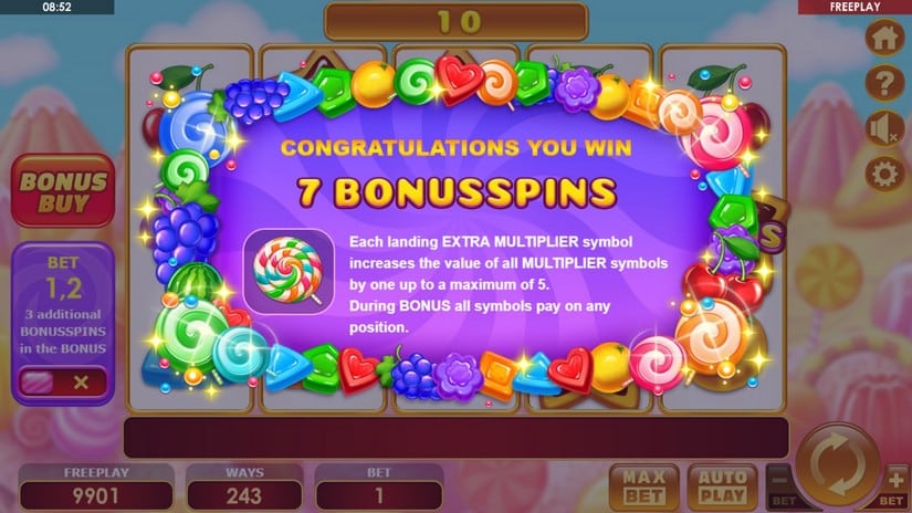 All Ways Candy slot screen 4