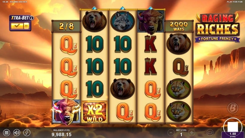 Raging Riches slot screen 4