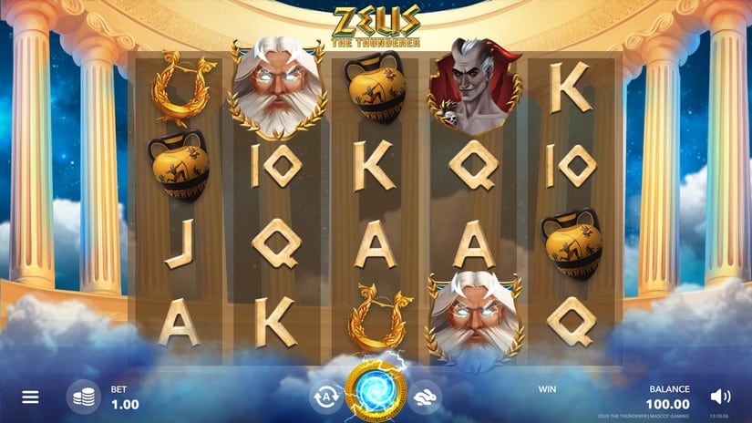 Zeus the Thunderer slot screen 1