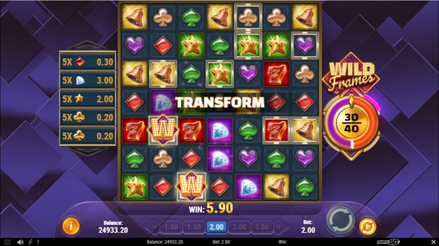 Wild Frames slot screen 4