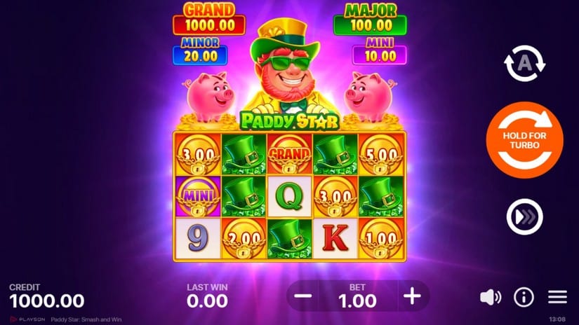 Paddy Star: Smash and Win slot screen 1