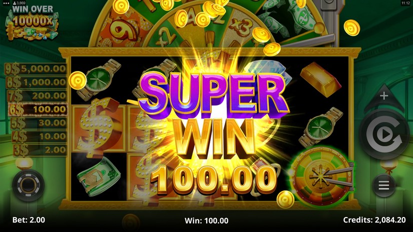 Bank Vault slot screen 4