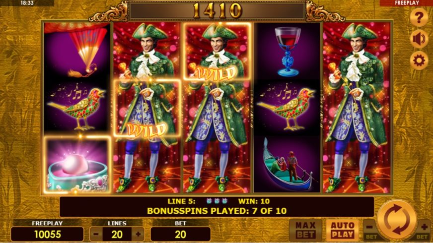 Grand Casanova slot screen 5