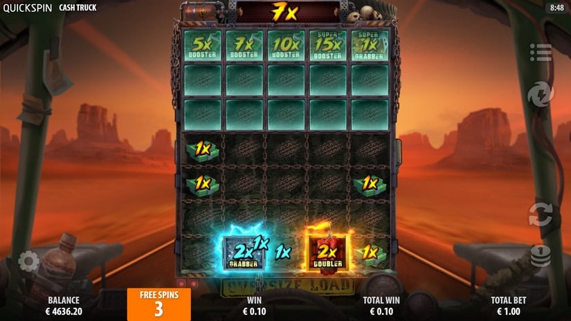 Cash Truck slot screen 5