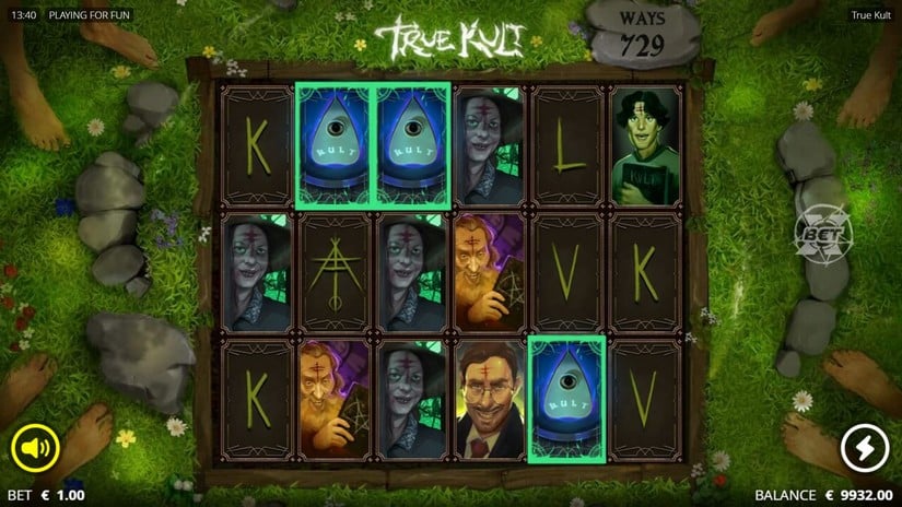 True Kult slot screen 2